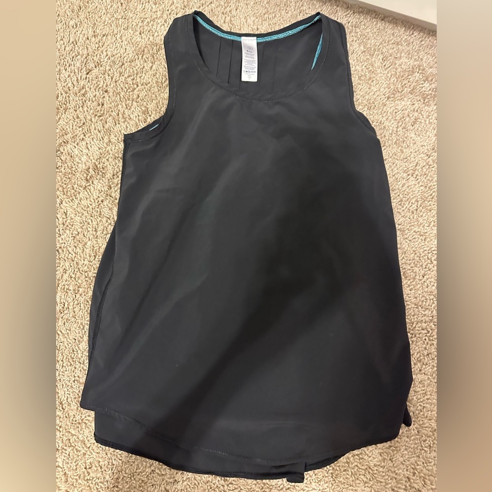 Ivivva black tank top size 10